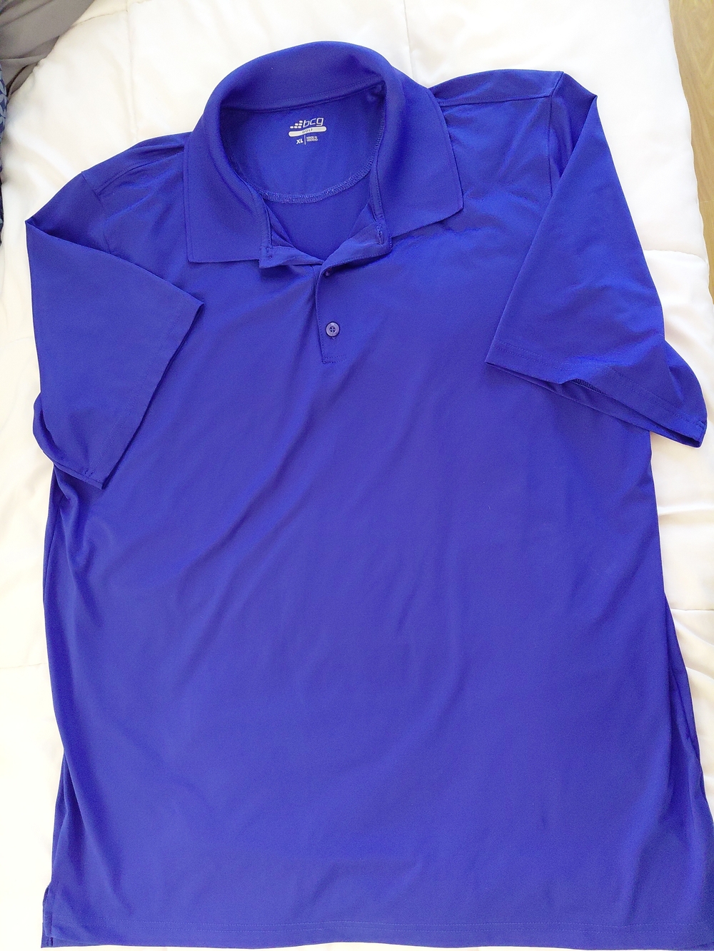bcg Royal Blue Golf Polo BT/XL, NWOT